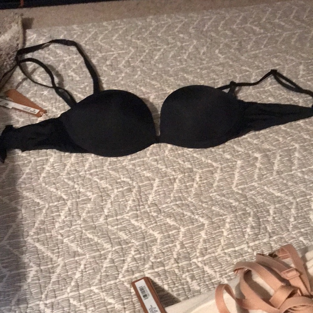 Skims black multi way bra underwire bra